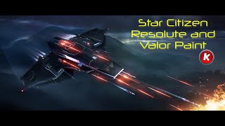 Star Citizen Spirit A1 Resolute and Valor paints