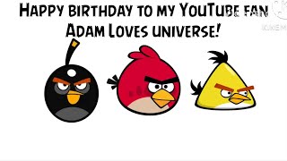 Happy Birthday Adam Loves universe!