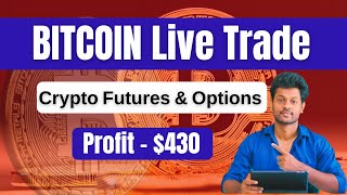 Profit - $430 Bitcoin Live Trading for 1st November 2024 #bitcoin #cryptocurrency #intradaytrading