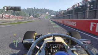 Overtake into the final chicane at the Belgium Grand Prix / F1 Career / F1 2018