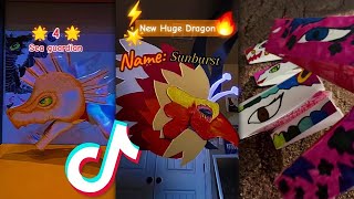 😱THE AMAZING Paper Dragon 🔥Dragon Puppet TikTok Compilation #237