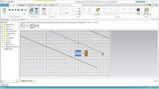 Plant Simulation Multi portal Crane