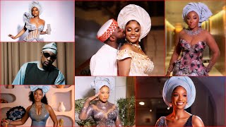 LAVISH & ELEGANT!! How Nigerian Celebrities DRESSED for Chioma & Davido’s LUXURIOUS wedding