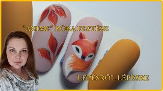 Anime róka az ősz színeiben (sbs) | Őszi nailart