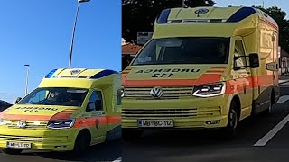 8.7.2023 2 Rešilca Slovenska Bistrica eden za drugim - 2 Ambulances Slovenia Slovenska Bistrica