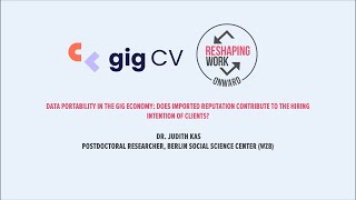 Judith Kas - imported reputation and the hiring intention of clients | RW Onward 25 November