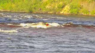 Surfing YYO Losevo Kiviniemi Koski Лосево Кивиниеми пороги 20220804-1804 kayaking