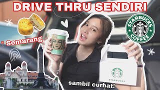 DRIVE THRU STARBUCKS DI SEMARANG!! CERITA APA AJA?? | Aurelliaurel