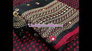 Linen jute silk sarees / Jute silk sarees