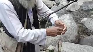 Fishing for Iftar, Kargha Waterstreams, Gilgit Pakistan