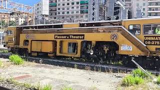 treno cantiere a Genova Brignole