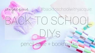 Back To School Pencil Case Bookmark DIY | itsJacquie