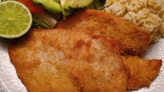 Milanesa de Pollo - Chicken Milanese or Mexican Style Fried Chicken Cutlets