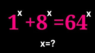 Math Exponential Problem | Find the Value of x in this Equation