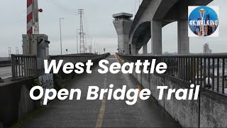 Scooter Riding Tour in West Seattle Bridge Open Trail from Alki to George Town in Seattle WA USA 🇺🇸