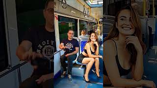 Street fashion outfits style in subway PART49 #fashion #streetfashion #shortsvideo