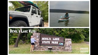 Devil's Lake State Park Baraboo WI (camping, kayaking, hiking & paddle boarding)