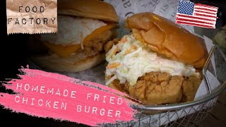 Homemade Fried Chicken Burger | Fast and Curios Folge 04 | FoodFactory