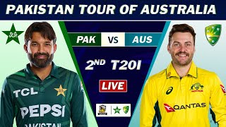 PAKISTAN vs AUSTRALIA 2nd T20 MATCH LIVE SCORES | PAK vs AUS MATCH LIVE COMMETNARY