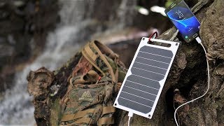 Solar for hiking and trail running