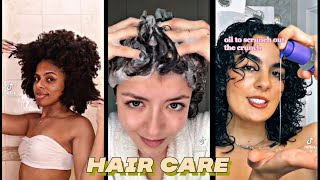 Hair Care Tips and Routine TikTok Compilation ✨ #4 | Vlogs from TikTok