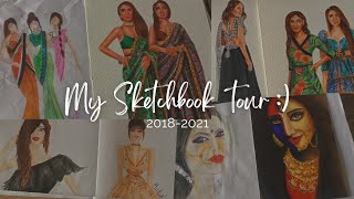 MY SKETCHBOOK TOUR | Braided art