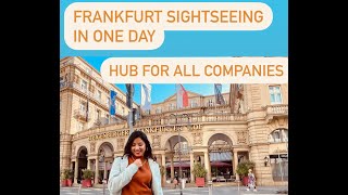 One day in Frankfurt |Commercial hub of Germany | Stroll with me in Frankfurt