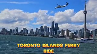 🔴LIVE: Toronto Islands Ferry Ride Skyline View #live