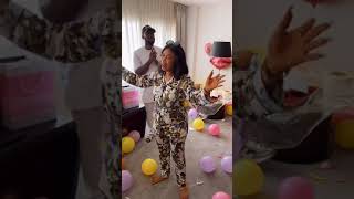 Tonto Dikeh In Tongues & Tears As She Co Celebrate Her  Birthday With D'banj