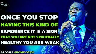 SIGNS THAT SHOWS YOU ARE SPIRITUALLY HEALTHY AND STRONG - APOSTLE AROME OSAYI #prayer #grace #spirit