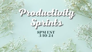 Productivity Sprints 3/10