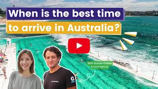 Teach in Australia Webinar - When is the best time to arrive? 24.01.2024