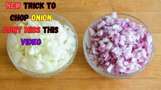 Easiest way to chop onion very fine  - How to finely chop onions | Pyaz kaise kate #2024