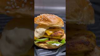 Chicken Steak Burger Recipe with Burger Sauce Recipe #dinnerideas #burgersauce #soyummy