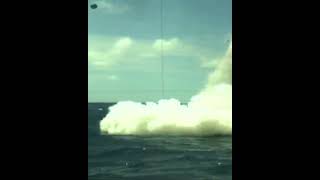 Amazing periscope footage of a missile launch! #shorts #submarine #periscope