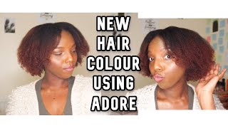 NEW HAIR COLOUR USING ADORE HAIR DYE, FAILED HAIRSTYLE + UPDATE