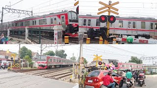 ALARM LEBIH PASARAN & LAMPU NYALA DIAM TIDAK BERKEDIP! JPL 75 Stasiun Sudimara Tangerang Selatan