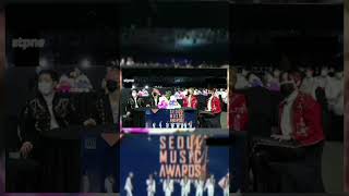 NCT DREAM Reaction to Nct 127 'Sticker' Encore Stage at Seoul Music Awards 2022 #seoulmusicawards