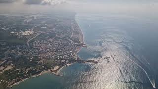 Antalya Airport Takeoff to Beirut with Anadolu Jet 737-800