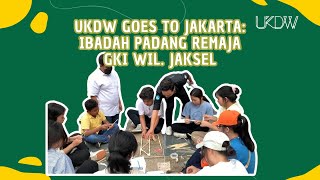 Workshop Arsitektur UKDW dalam Ibadah Padang Remaja GKI wil. Jakarta Selatan