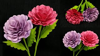 Flower making with paper | DIY Paper flowers | Flower from paper | Craft flower | Simple Paper Craft