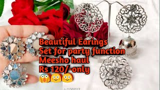 Beautiful earings with ring set | Meesho jewellery under Rs 120/- | shorts