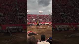 MASSIVE SKY WHEELIE FROM AVENGER AT SALT LAKE CITY MONSTER JAM 2024