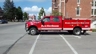 peru fire department squad 10 responding