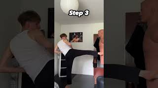 Double Roundhouse Kicks Tutorial🔥🥋#shorts #martialarts #tutorial