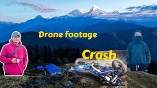 Part 3 kokhe danda batw farkine belaa crash  vayo beautiful morning drone  footage #djimini3pro