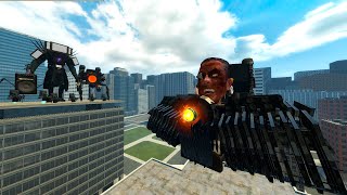 NEW RESURRECTED G-MAN SKIBIDI TOILET VS TITAN TV MAN AND OTHER BOSSES In Garry's Mod!