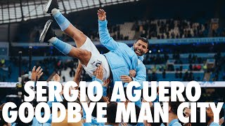 Sergio Aguero Goodbye Manchester City | One last time at Man City | Aguero farewell at Man City