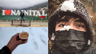 FIRST SNOWFALL OF 2022 | NAINITAL SNOWFALL | TRAVEL VLOGS @TravelingMondays