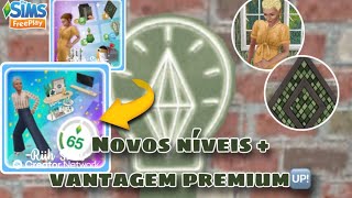 NOVOS NÍVEIS 🆙 ATÉ O 65 DA NOVA ATUALIZAÇÃO DO THE SIMS FREEPLAY 😱 @RIIHSIMS